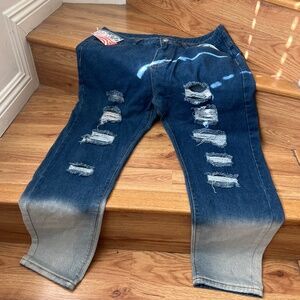 Brand New Men’s Romwe Distressed Jeans